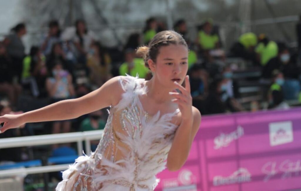 María Foyo se mantiene como la patinadora número uno de México