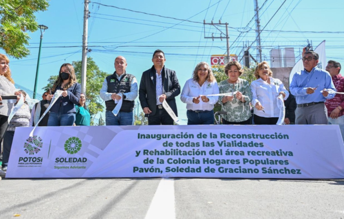 Inicia Ricardo Gallardo programa piloto de pavimentación de calles