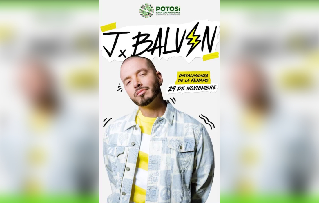 J Balvin regresa a San Luis Potosí para el Festival Navideño en la FENAPO