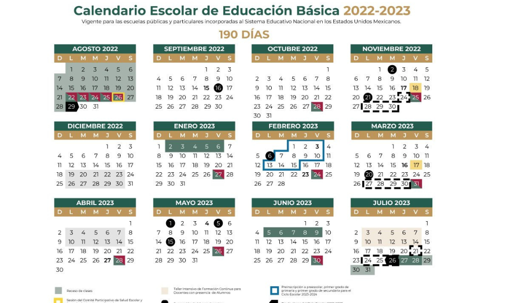 Sep Revela Propuestas Del Calendario Escolar 2023 2024 Para Educación Básica Cadena 6 5341