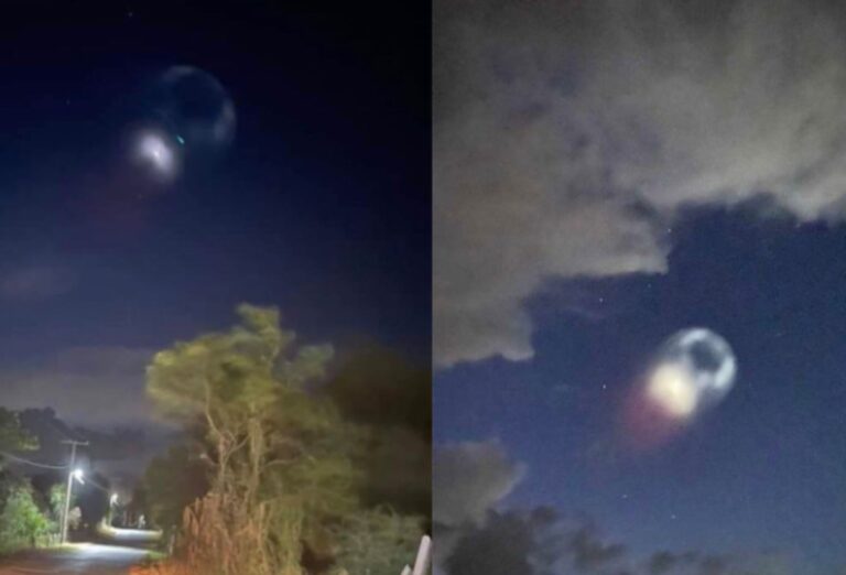 Observan objeto luminoso en cielo de Nuevo León