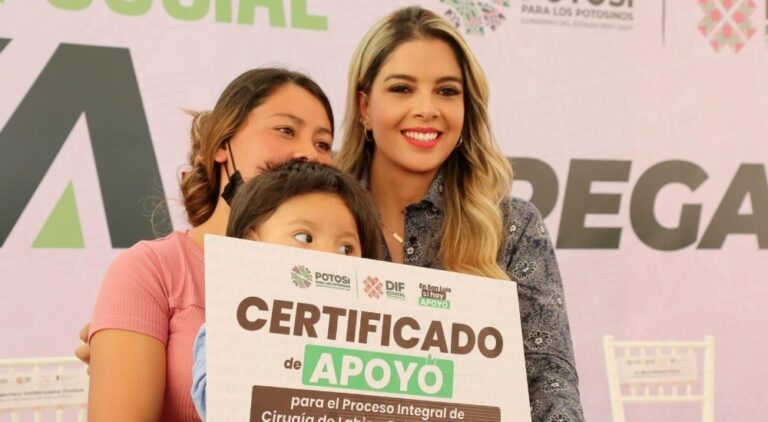 Ruth González Silva encabeza campaña de salud para niños con hendiduras