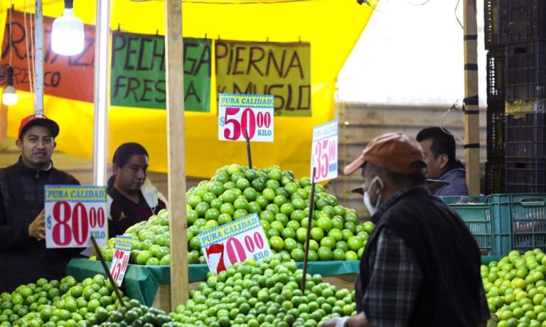 Inegi reporta reducción en la inflación mexicana por noveno mes consecutivo