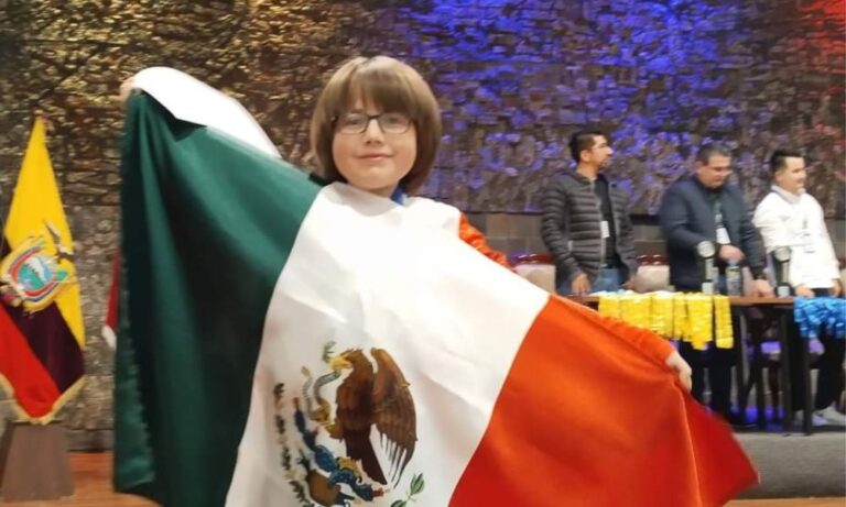 Niño ambientalista gana medalla de plata para México en competencia latinoamericana