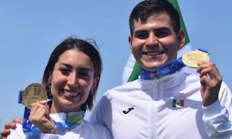 Mariana Arceo y Duilio Carrillo ganan oro en relevos mixtos de Pentatlón Moderno en El Cairo