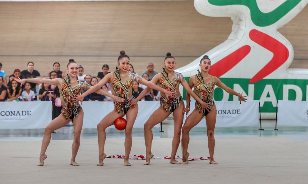 Equipo de gimnasia rítmica mexicana se prepara para su debut olímpico en París 2024